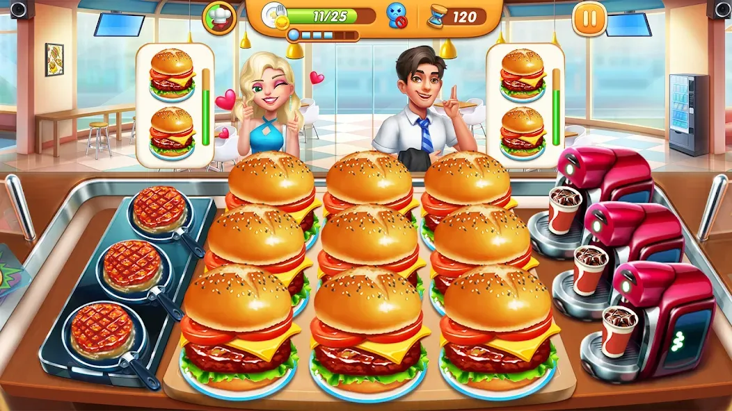 Cooking City - Cooking Games (Кукинг Сити)  [МОД Unlimited Money] Screenshot 3