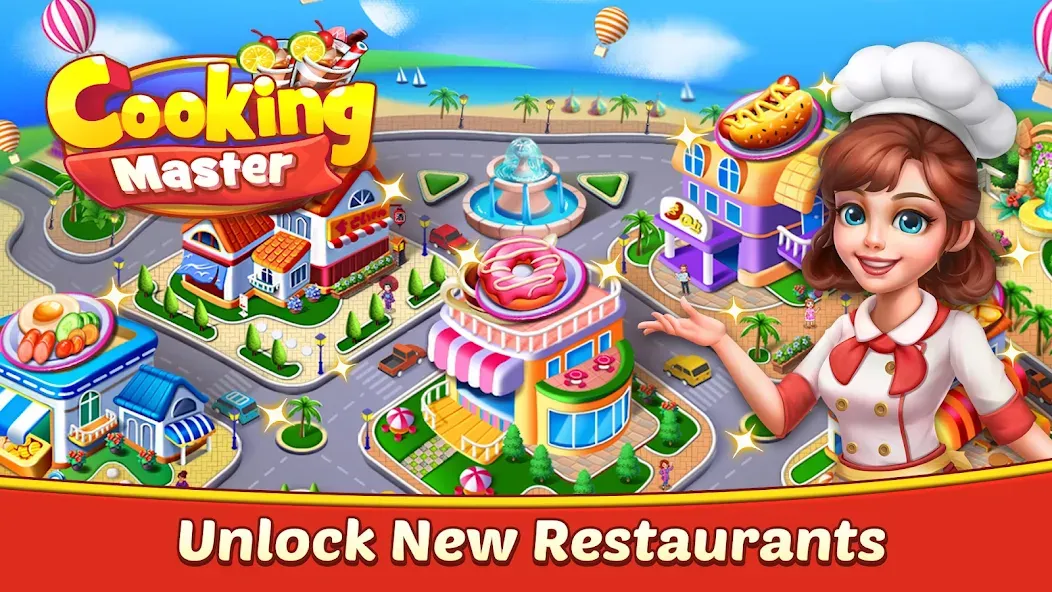 Cooking Master:Restaurant Game (Кукинг Мастер)  [МОД Много денег] Screenshot 1