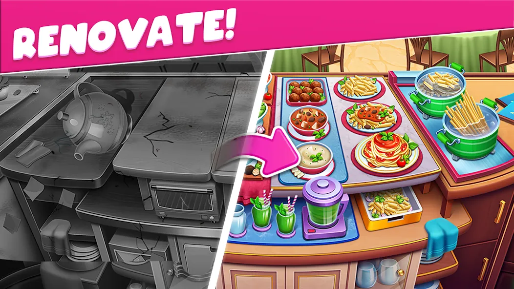 Cooking Taste Restaurant Games  [МОД Unlocked] Screenshot 4