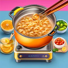 Взломанная Cooking Taste Restaurant Games  [МОД Unlocked] - стабильная версия apk на Андроид