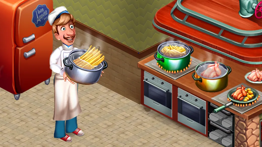 Cooking Team: Restaurant Games  [МОД Unlocked] Screenshot 2