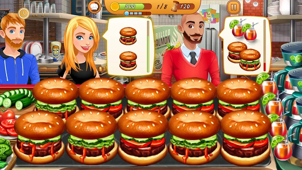 Cooking Team: Restaurant Games  [МОД Unlocked] Screenshot 4