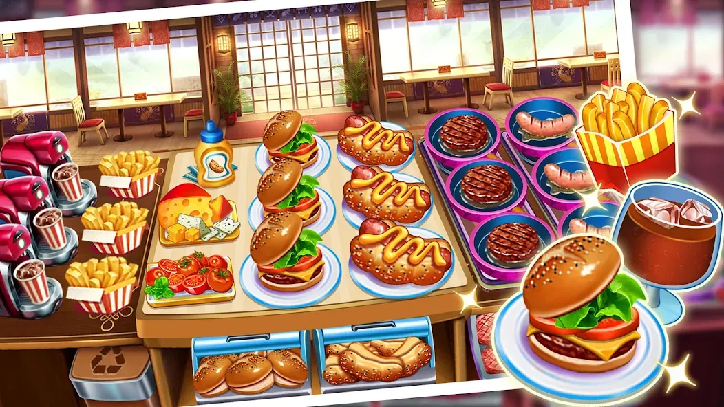 Food Game Crazy Super Chef  [МОД Все открыто] Screenshot 4