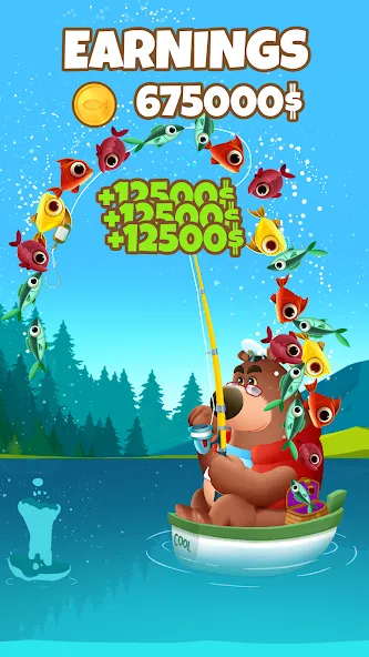 Go Fishing - by Coolmath Games (Го Фишинг)  [МОД Бесконечные монеты] Screenshot 2