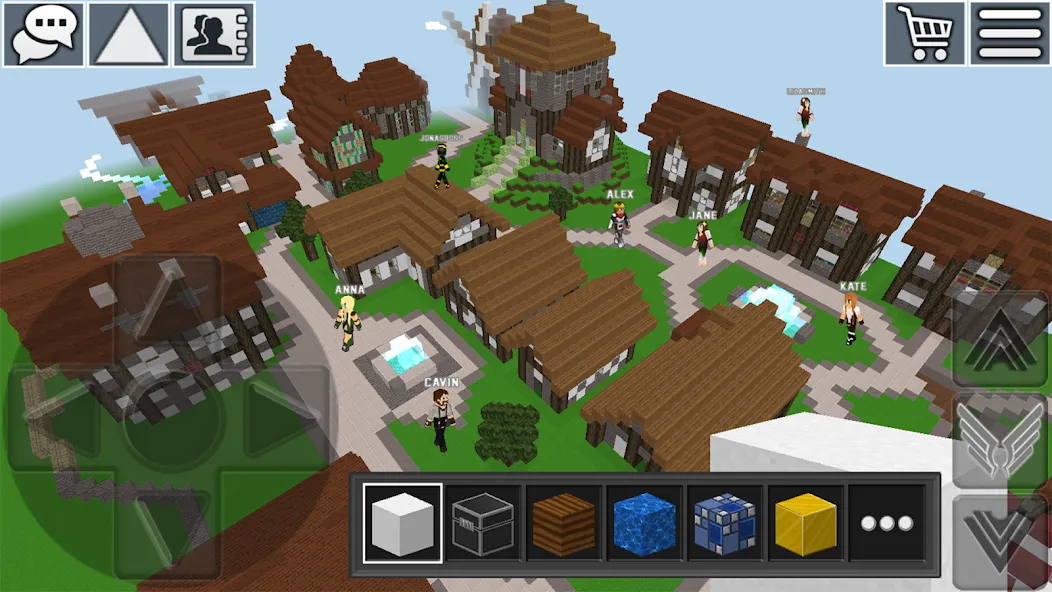 World Craft: Block Craftsman  [МОД Много денег] Screenshot 1