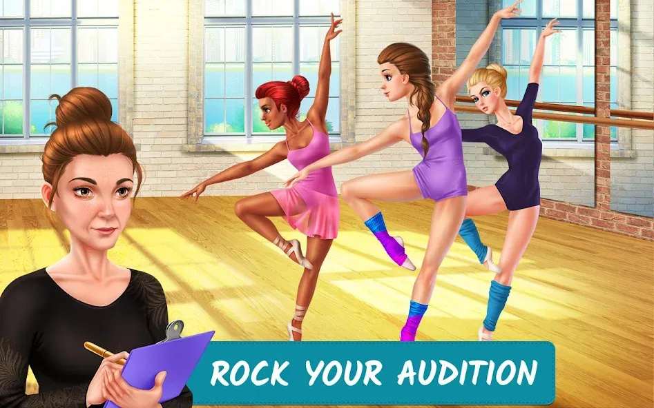 Dance School Stories  [МОД Много монет] Screenshot 1