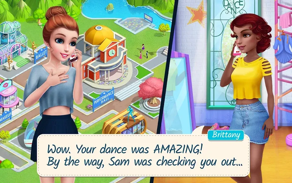 Dance School Stories  [МОД Много монет] Screenshot 2