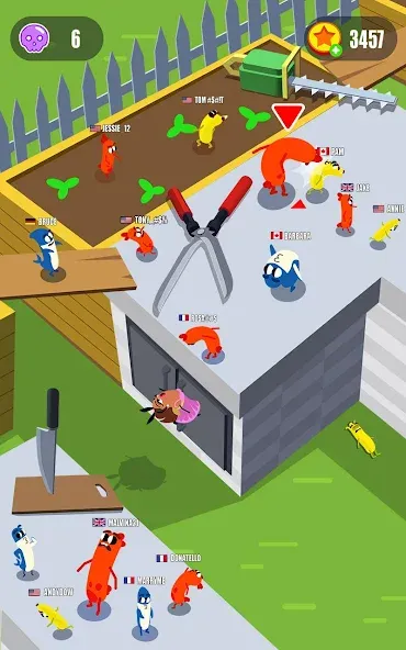 Sausage Wars.io  [МОД Много монет] Screenshot 3