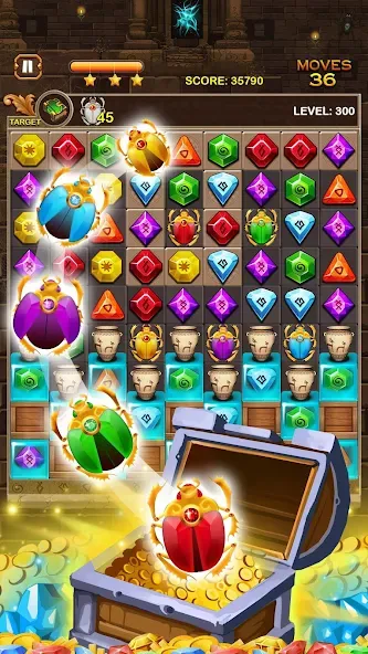 Jewel Ancient Pyramid Treasure  [МОД Menu] Screenshot 5