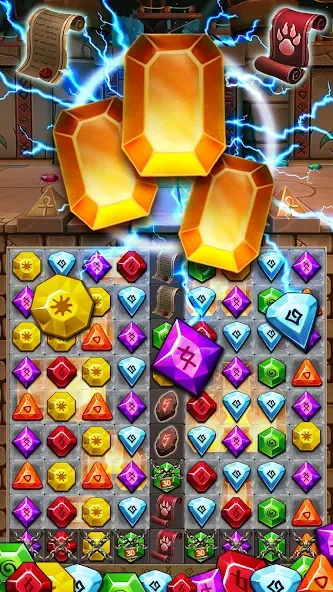 Jewel Ancient 2: lost gems (Джуэл Эншиент 2)  [МОД Меню] Screenshot 2