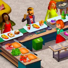 Скачать взломанную Cooking Cup: Fun Cafe Games (Кукинг Кап)  [МОД Бесконечные деньги] - стабильная версия apk на Андроид