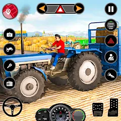 Скачать взломанную Tractor Simulator Farm Games (Фарминг игры)  [МОД Unlocked] - стабильная версия apk на Андроид