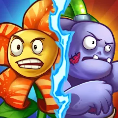 Взлом Zombie Defense - Plants War (Зомби Дефенс)  [МОД Unlimited Money] - стабильная версия apk на Андроид