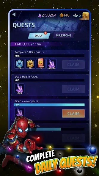 MARVEL Puzzle Quest: Hero RPG (Марвел Пазл Квест)  [МОД Много монет] Screenshot 5