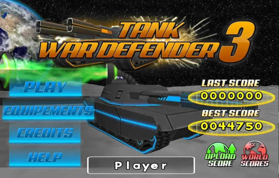 Tank War Defender 3 (Танковая война Защитник 3)  [МОД Бесконечные монеты] Screenshot 1