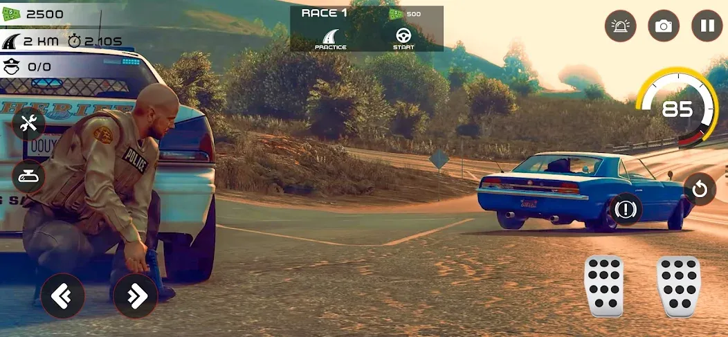 Highway Police Chase Simulator  [МОД Mega Pack] Screenshot 3