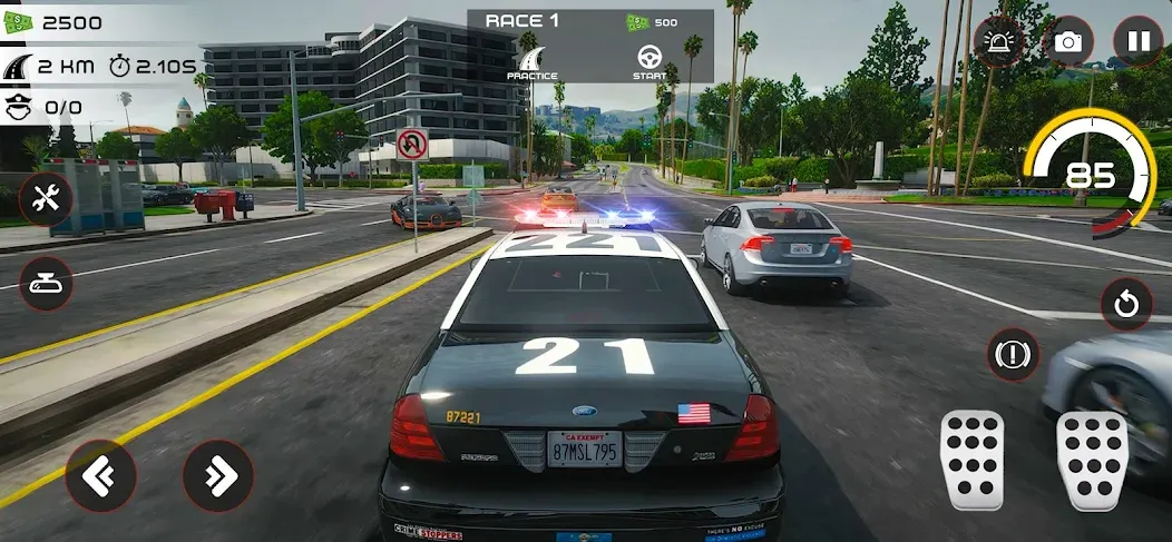 Highway Police Chase Simulator  [МОД Mega Pack] Screenshot 4