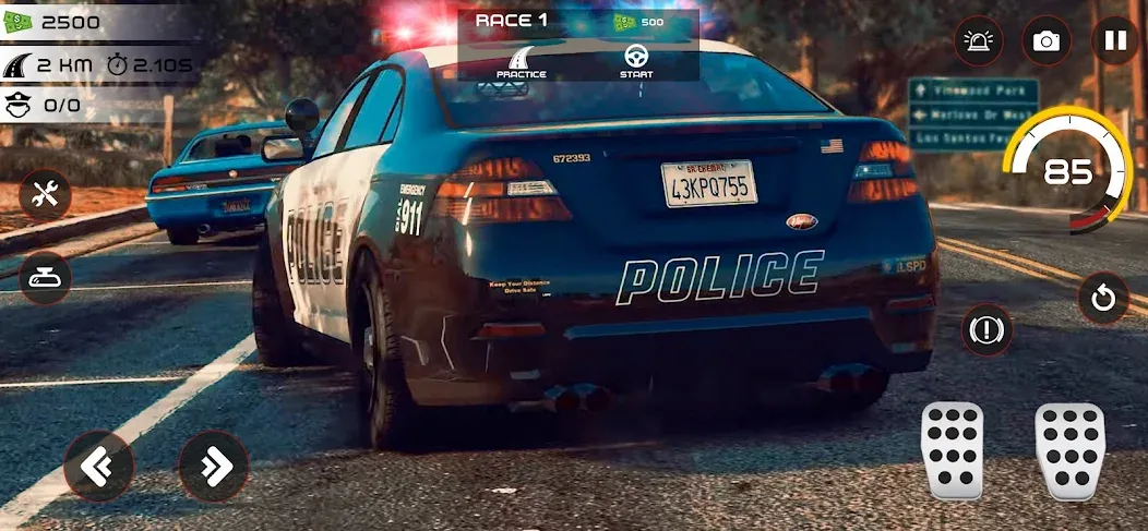 Highway Police Chase Simulator  [МОД Mega Pack] Screenshot 5