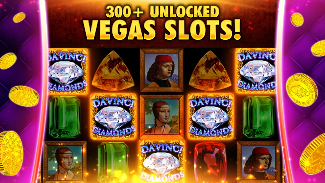 DoubleDown Casino Vegas Slots (Даблдаун)  [МОД Menu] Screenshot 2