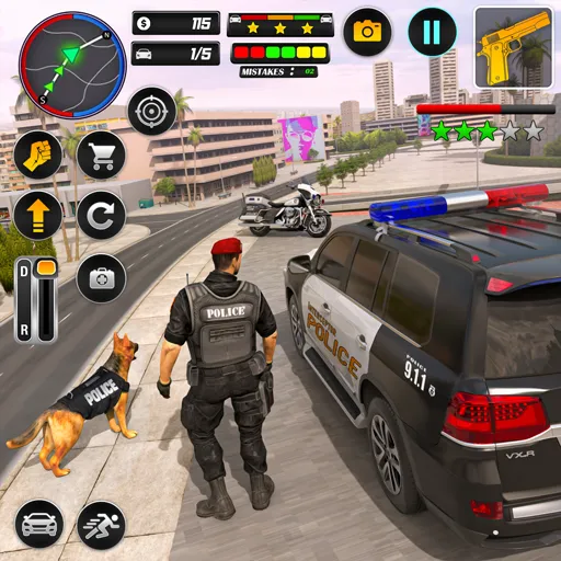 Police Car Chase Car Games  [МОД Меню] Screenshot 1