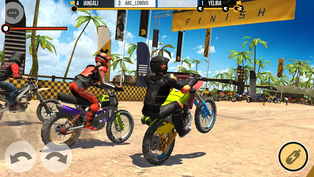 Clan Race: PVP Motocross races (Клан Рейс)  [МОД Mega Pack] Screenshot 2