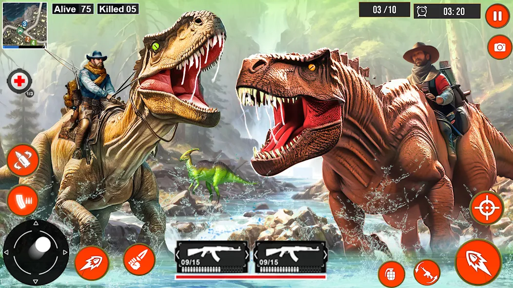 Real Dino Hunter 3D Gun Games (Уайлд Динозавр Хантер Ган Геймс)  [МОД Бесконечные деньги] Screenshot 2