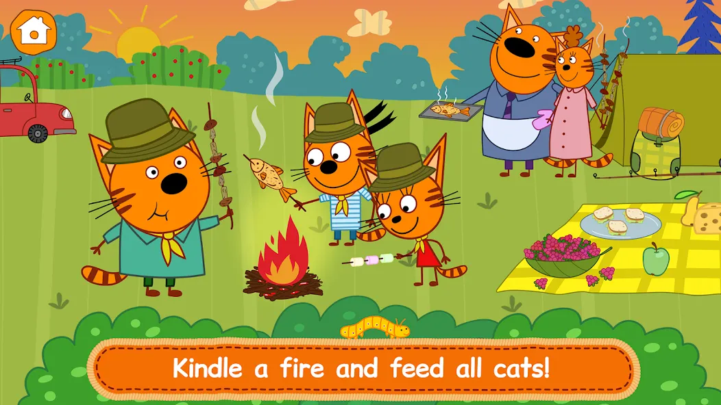 Kid-E-Cats: Kitty Cat Games!  [МОД Много монет] Screenshot 5