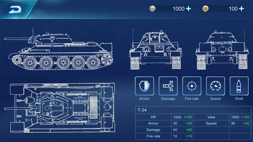 Ace Tank  [МОД Unlimited Money] Screenshot 2