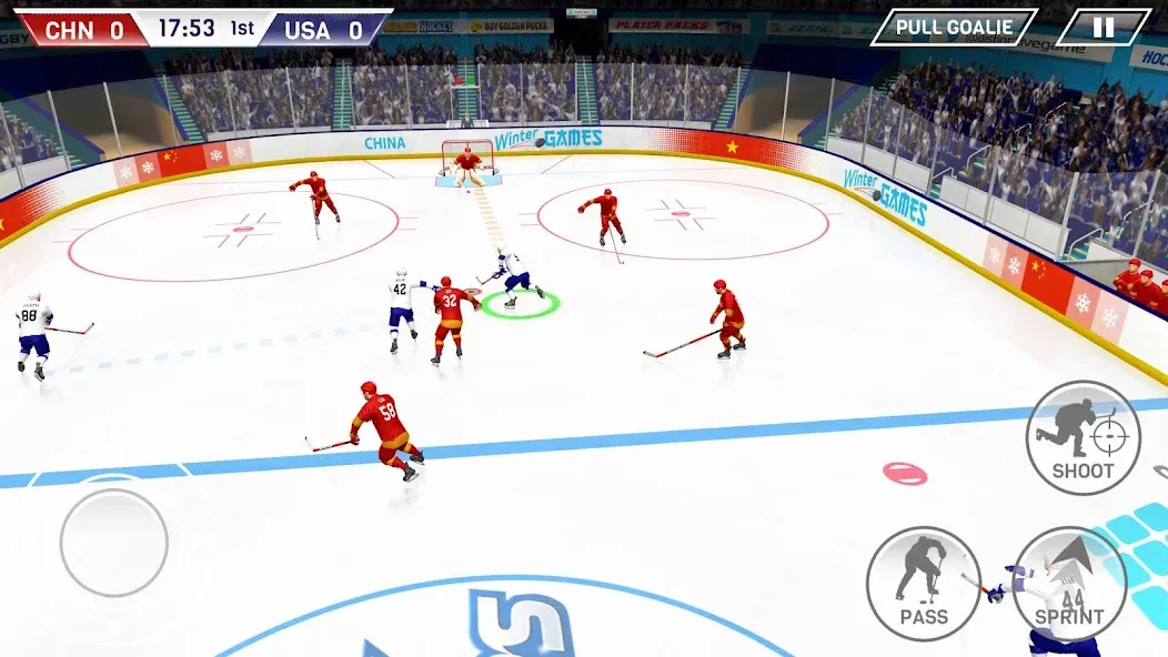 Hockey All Stars (Хоккей Олл Старс)  [МОД Много денег] Screenshot 2