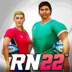 Скачать взлом Rugby Nations 22 (Рагби Наций 22)  [МОД Mega Pack] - последняя версия apk на Андроид