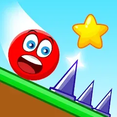 Взлом Red Ball Roller (Ред Болл Роллер)  [МОД Меню] - полная версия apk на Андроид