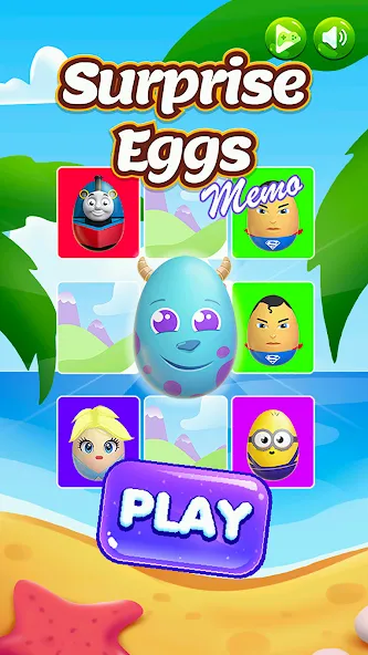 Surprise Eggs Memory (Сюрприз Яйца Мемо)  [МОД Mega Pack] Screenshot 1