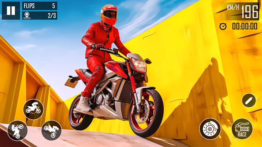 Ultimate Bike Stunt: Bike Game (Ультимейт Байк Стант)  [МОД Меню] Screenshot 3