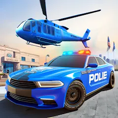 Скачать взломанную US Police Car Transporter Game (Полицейский транспорт игры)  [МОД Unlimited Money] - последняя версия apk на Андроид