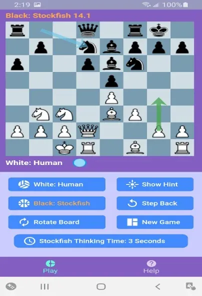 Chess With Stockfish 16  [МОД Все открыто] Screenshot 3