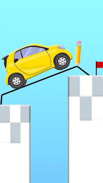 Draw 2 Bridge: Draw Save Car (Дроу 2 Бридж)  [МОД Много денег] Screenshot 2