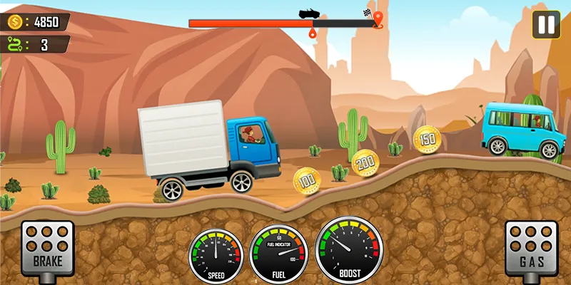 Racing the Hill  [МОД Unlimited Money] Screenshot 4