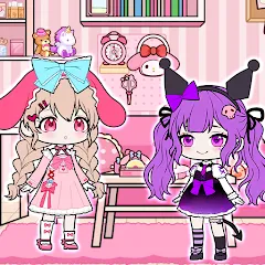 Взлом YOYO Doll School life Dress up (ЙОЙО Лайф ворлд)  [МОД Много монет] - полная версия apk на Андроид