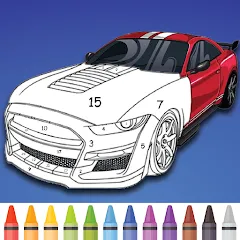 Скачать взлом Cars Color By Number (Цветные машины по номерам)  [МОД Много монет] - стабильная версия apk на Андроид