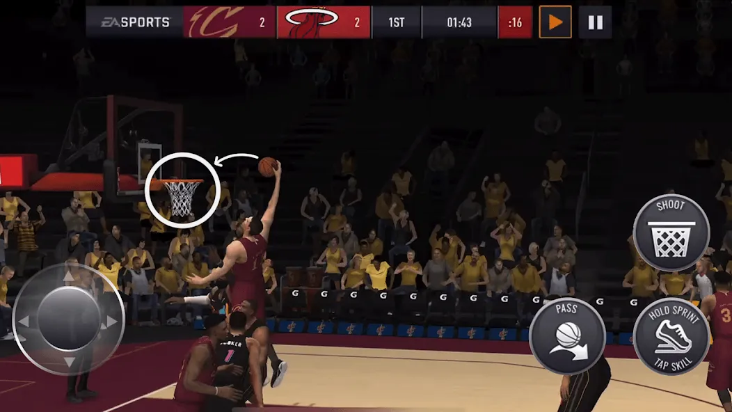 NBA LIVE Mobile Basketball (НБА Лайв Мобайл)  [МОД Mega Pack] Screenshot 4