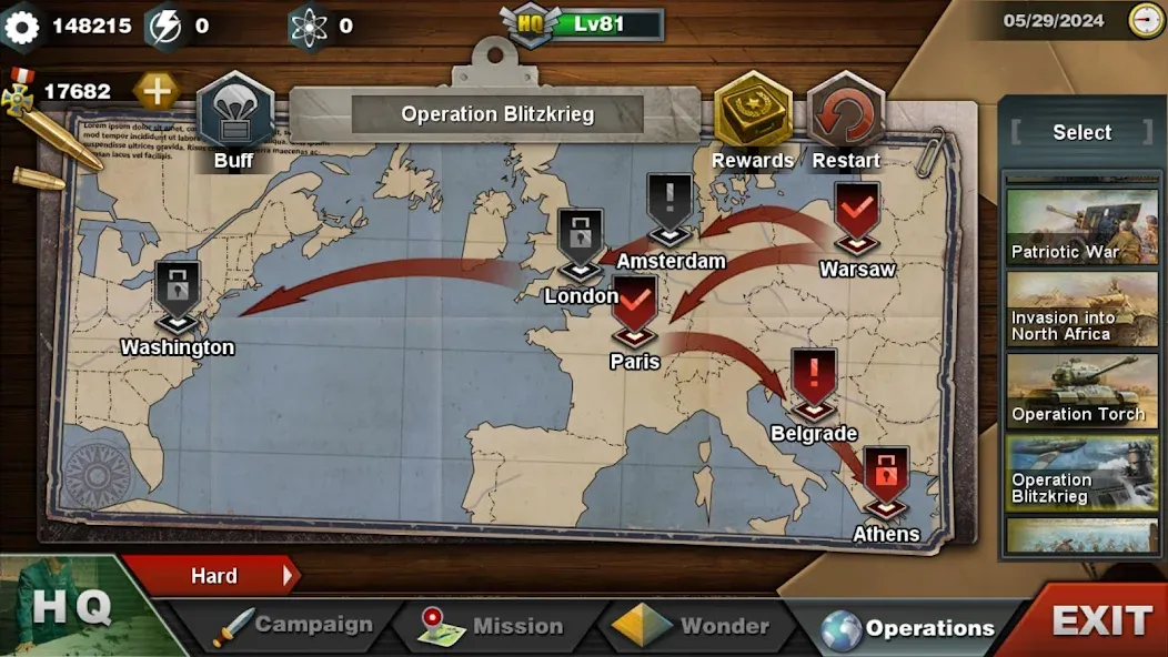 World Conqueror 3-WW2 Strategy (Ворлд Конкерор 3)  [МОД Бесконечные деньги] Screenshot 4