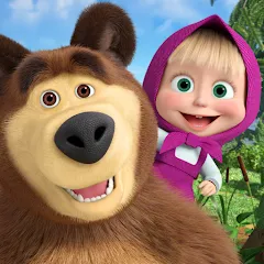 Взломанная Masha and the Bear Educational  [МОД Бесконечные деньги] - последняя версия apk на Андроид