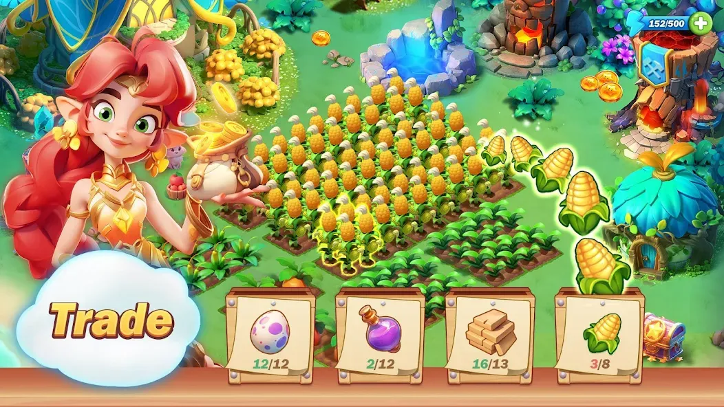 Pixie Island - Farming Game (Пикси Айленд)  [МОД Mega Pack] Screenshot 3