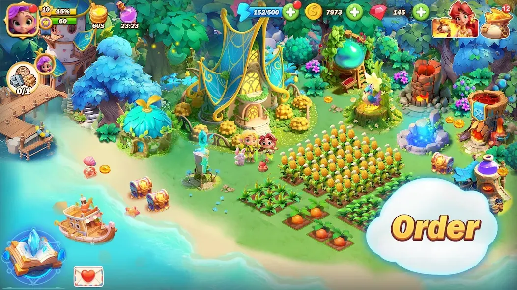 Pixie Island - Farming Game (Пикси Айленд)  [МОД Mega Pack] Screenshot 5