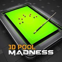 Взломанная 3D Pool Madness (Пул Безумие)  [МОД Unlimited Money] - полная версия apk на Андроид