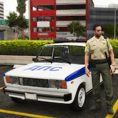 Скачать взломанную Police Car Riders: VAZ 2107  [МОД Unlimited Money] - стабильная версия apk на Андроид