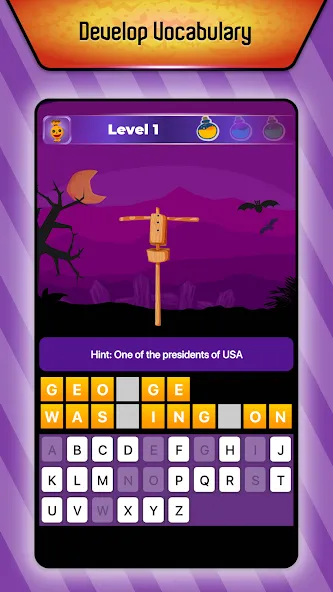 Online Hangman Word Game (Онлайн игра в слова Висельник)  [МОД Все открыто] Screenshot 5