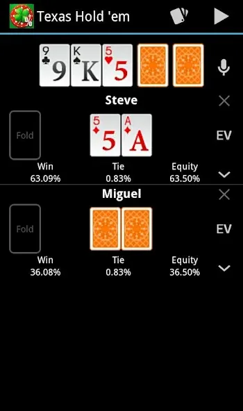 Poker Calculator  [МОД Menu] Screenshot 1