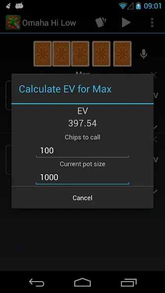 Poker Calculator  [МОД Menu] Screenshot 5