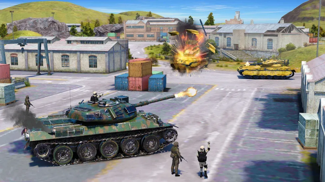 Tank Battle Army Games 2023  [МОД Menu] Screenshot 4